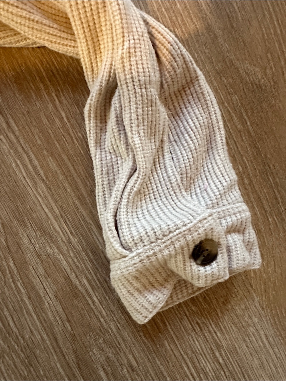 Thread and supply cream knit shacket - Picture 4 of 5